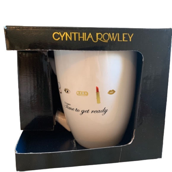 New Cynthia Rowley "Time to get ready" makeup mug - Picture 3 of 5